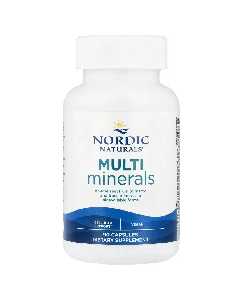 Nordic Naturals Multi Minerals 90 Capsules Packaging