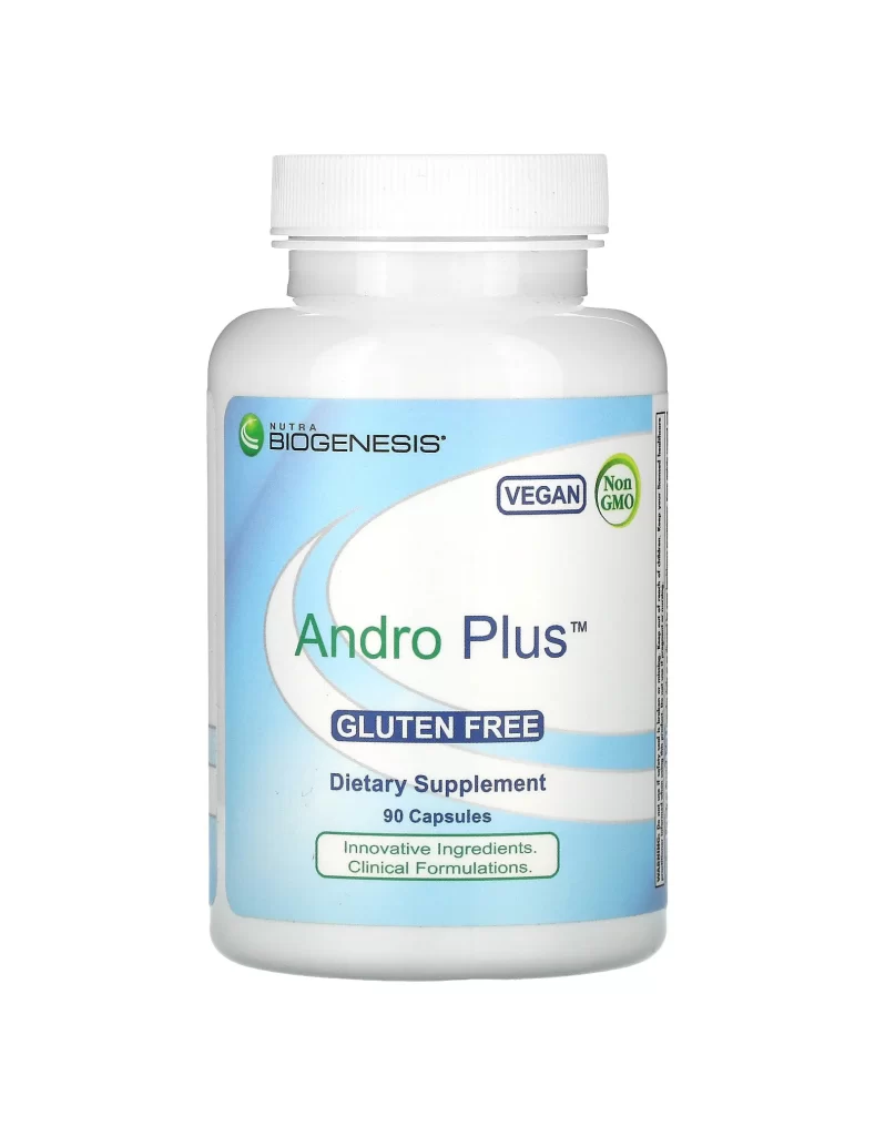 Nutra BioGenesis Andro Plus 90 Capsules Packaging