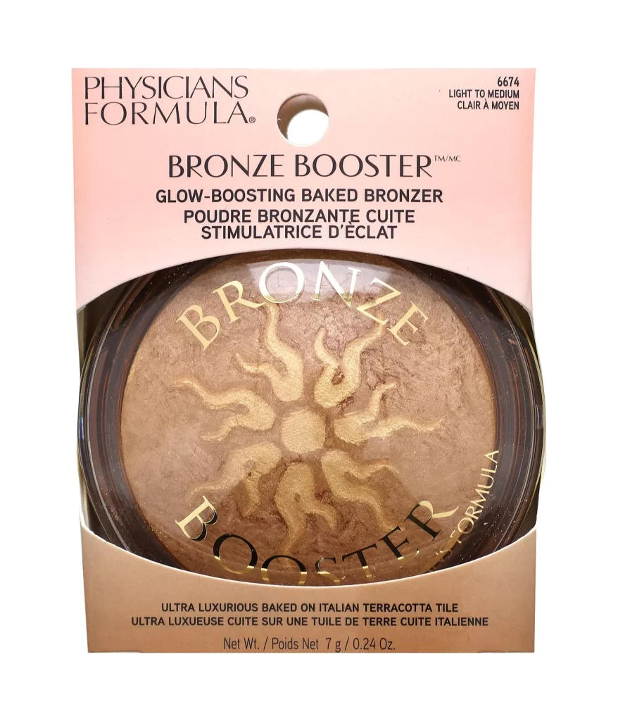 Physicians Formula Bronze Booster Glow-Boosting Baked Bronzer 6674 Light to Medi Packaging