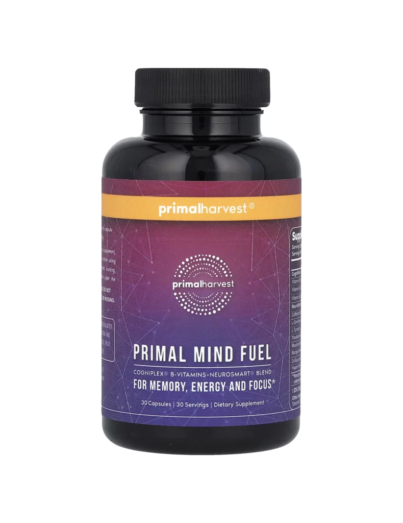 Primal Harvest Primal Mind Fuel 30 Capsules Packaging