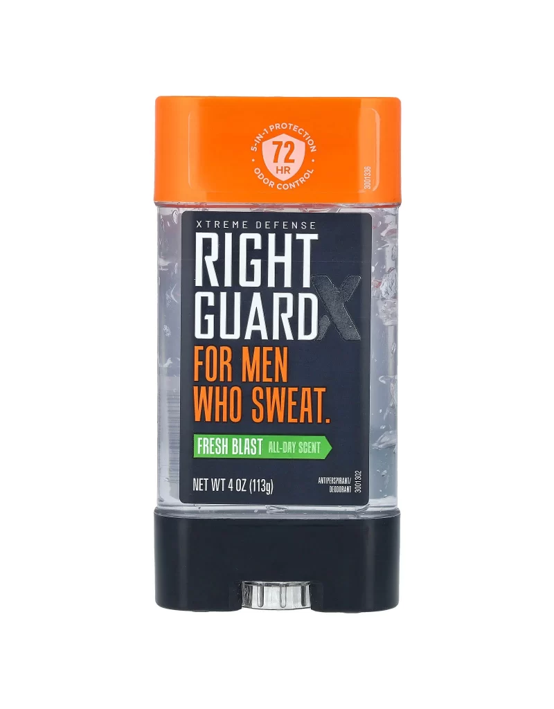 Right Guard Xtreme Defense AntiperspirantDeodorant Fresh Blast 4 oz 113 g Packaging