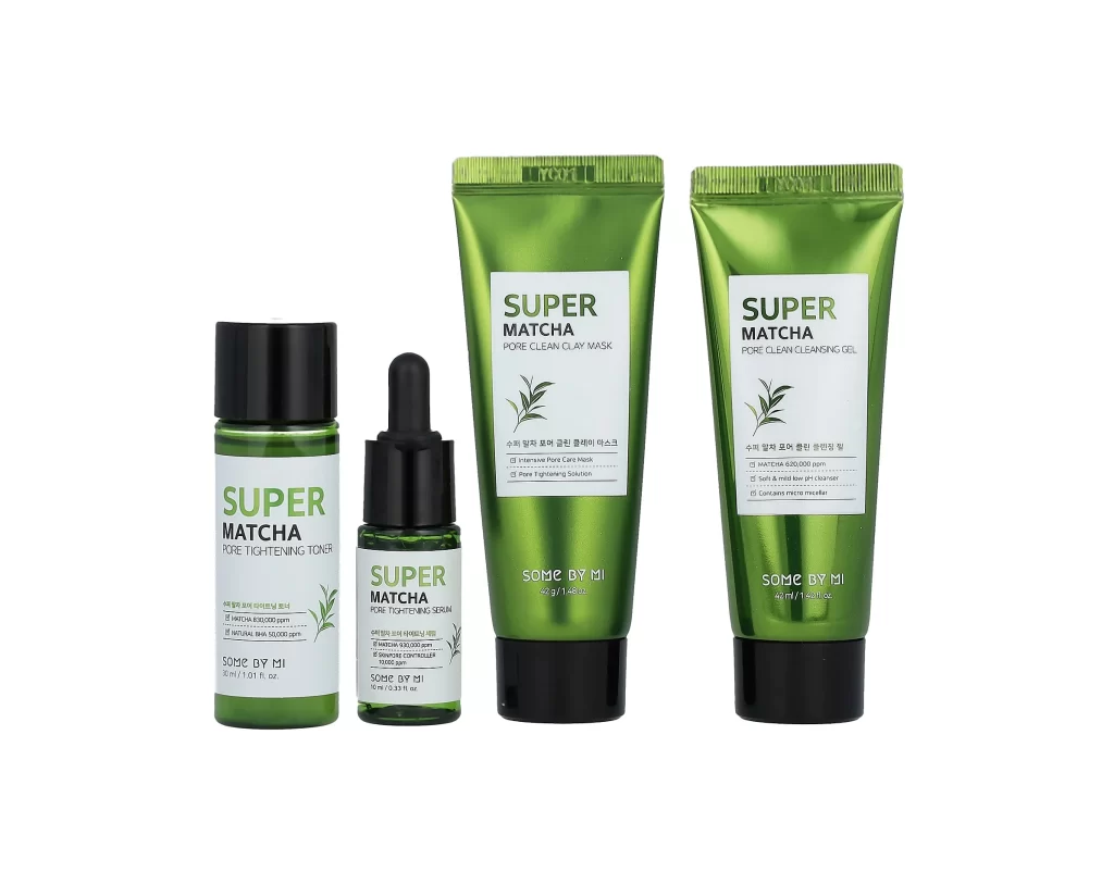 SOME BY MI Super Matcha Pore Care Starter Kit Edition 4 Piece Set Packaging