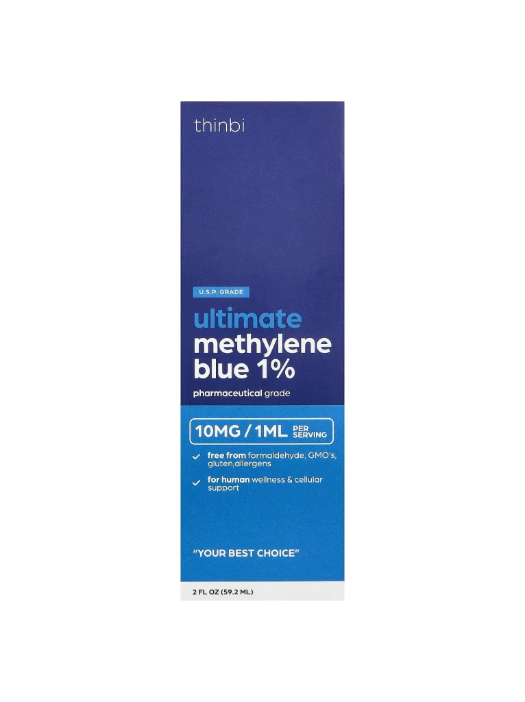 Thinbi Ultimate Methylene Blue 1 2 fl oz 59.2 ml Packaging