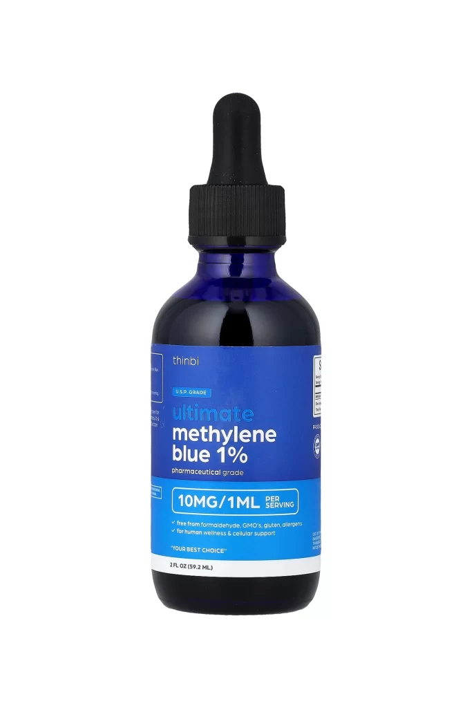 Thinbi Ultimate Methylene Blue 1 2 fl oz 59.2 ml Packaging