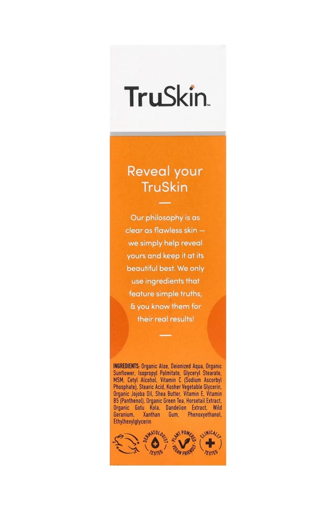 TruSkin Vitamin C Brightening Moisturizer 2 fl oz 60 ml Packaging