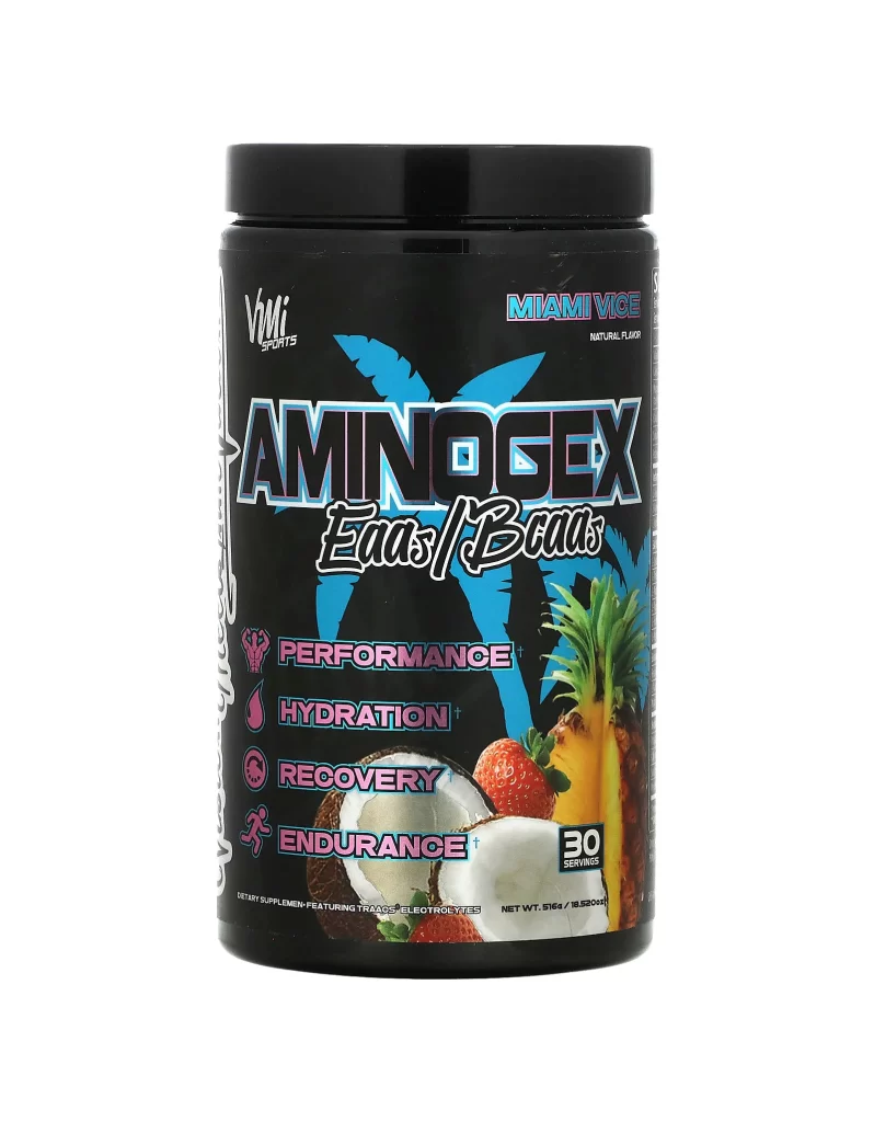 VMI Sports Aminogex EAAsBCAAs Miami Vice 18.52 oz 516 g Packaging