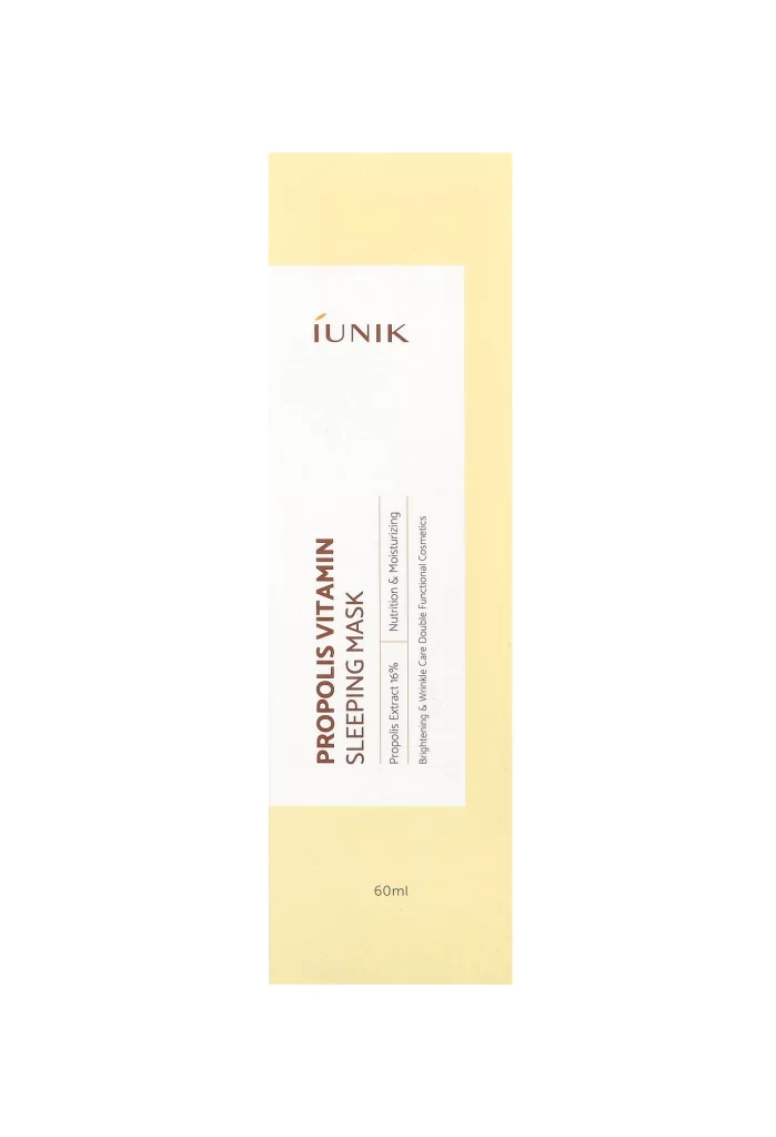 iUNIK Propolis Vitamin Sleeping Beauty Mask 60 ml Packaging