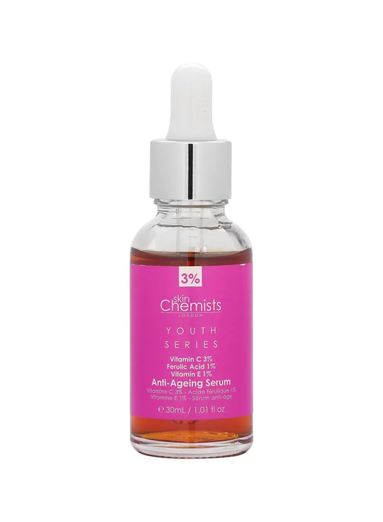 skinChemists Youth Series Anti-Ageing Serum 1.01 fl oz 30 ml Packaging