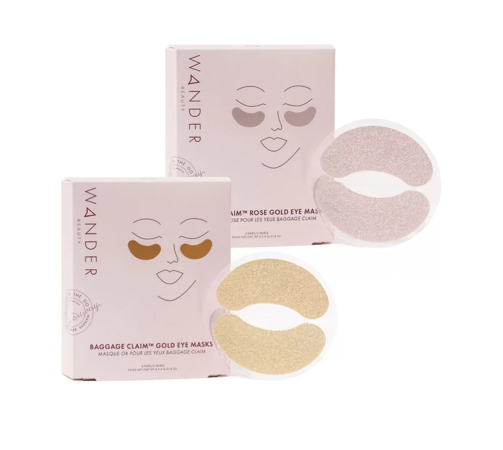 Wander Beauty Baggage Claim Eye Masks 12 Pair Set Front View