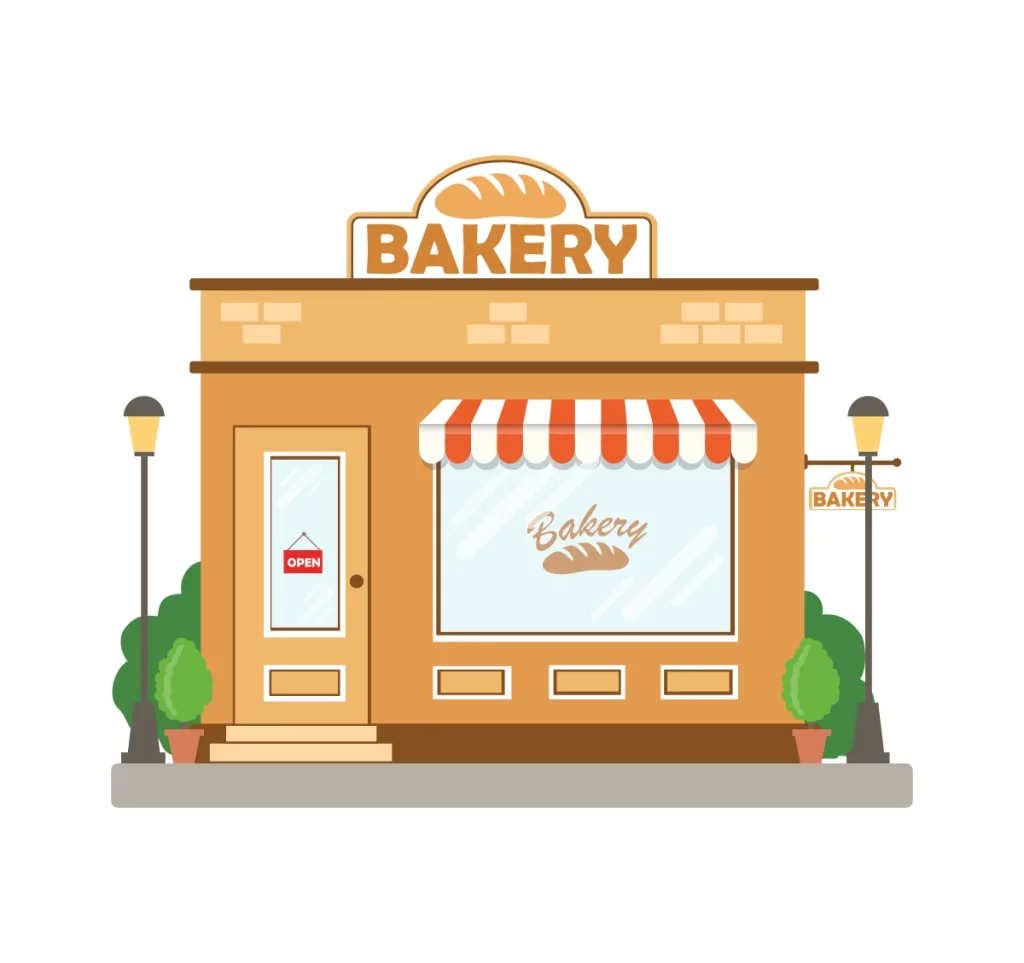 Bakery Storefront Illustration