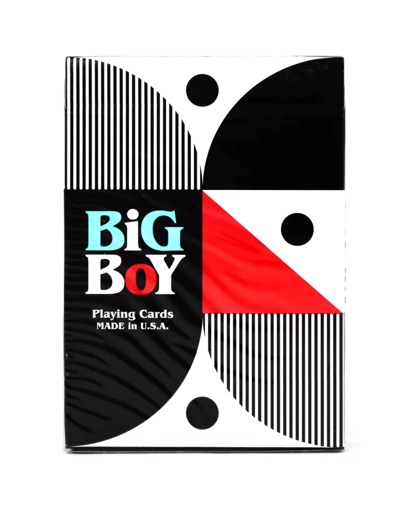 Big Boy Playing Cards Box Back