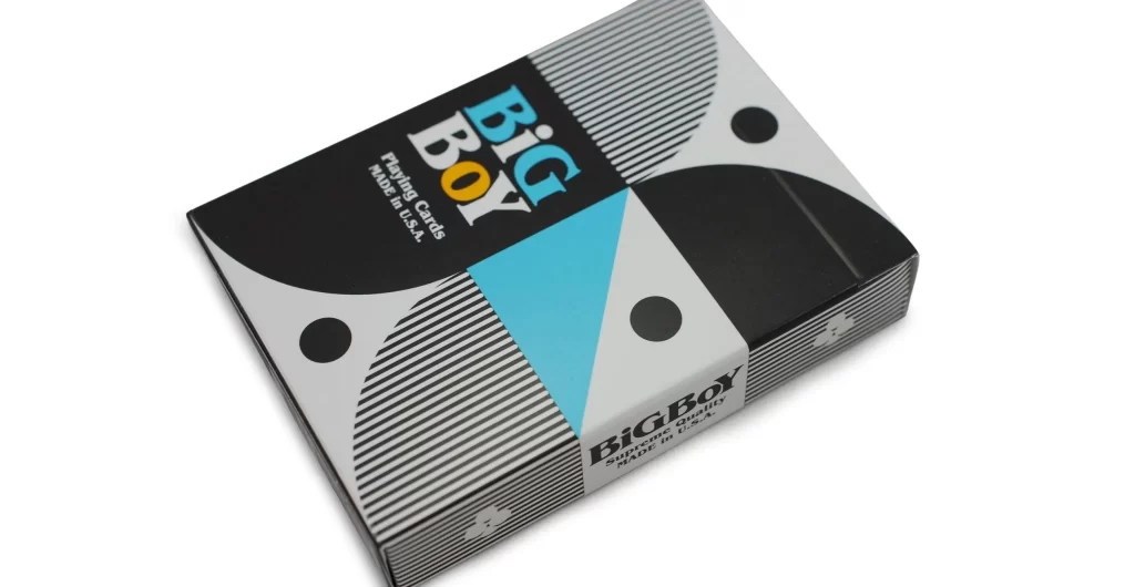 Big Boy Playing Cards Box Perspective