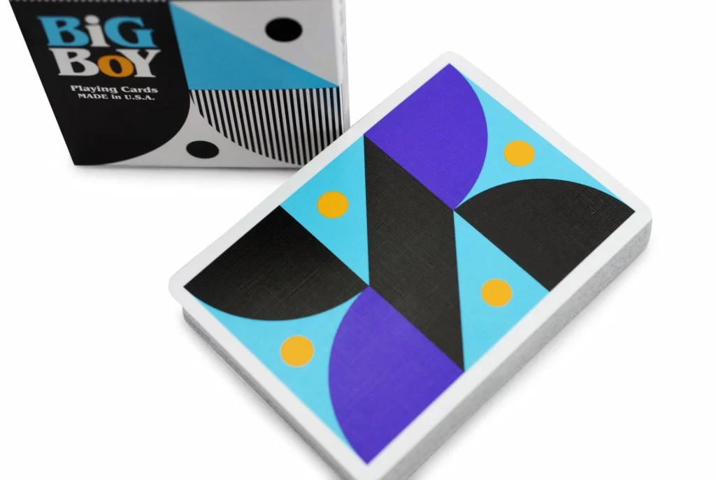 Big Boy Playing Cards Face Up Spread