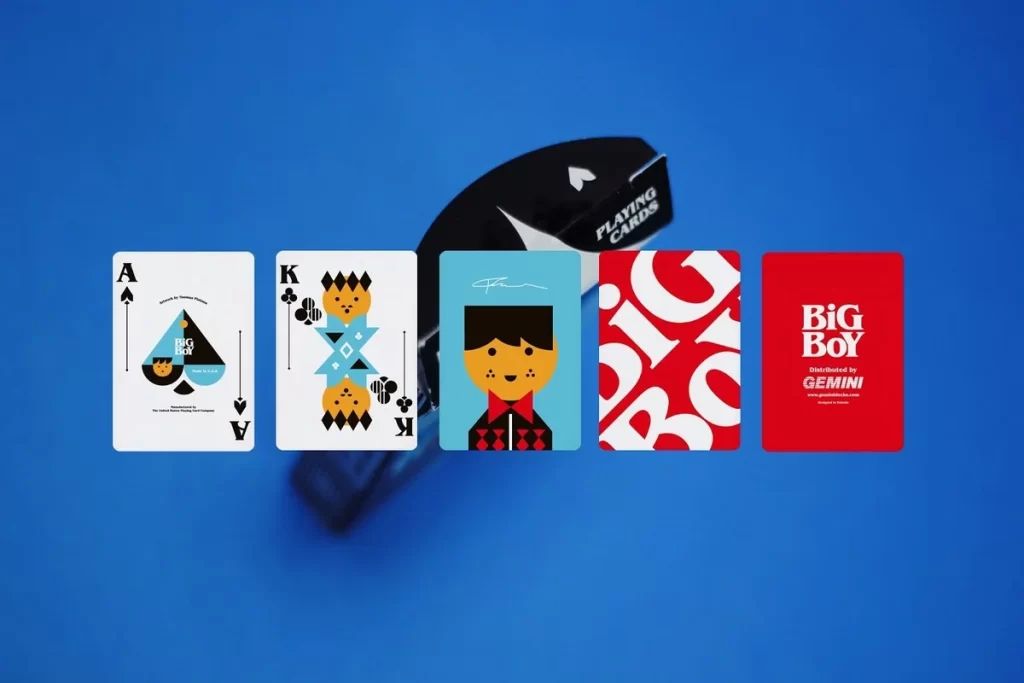 Big Boy Playing Cards Linear Layout