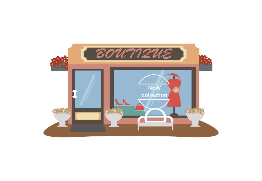 Boutique Storefront Illustration