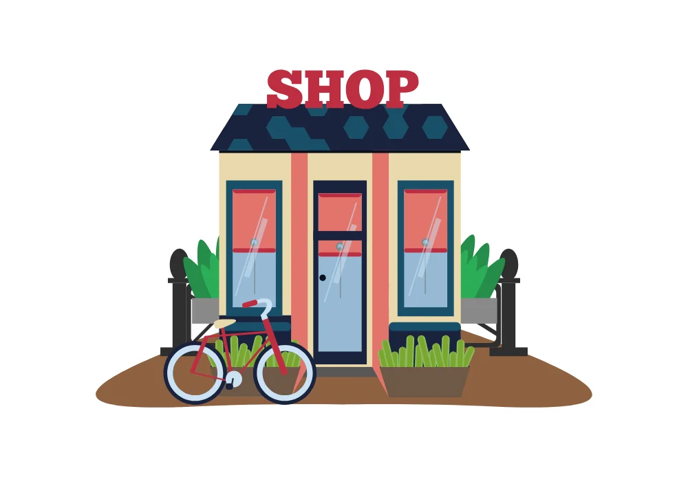 General Shop Storefront Illustration