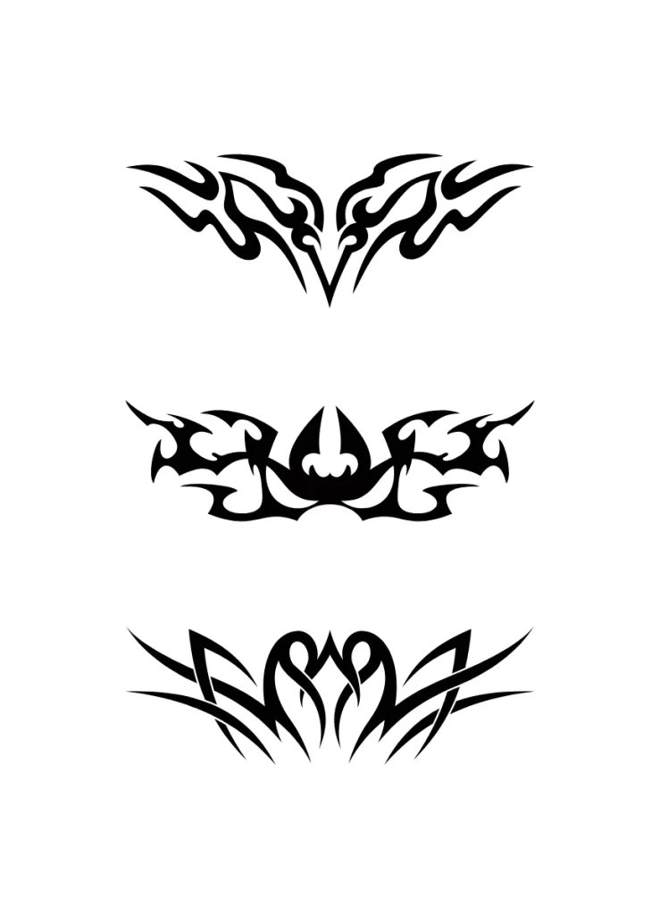 Tribal Symmetric Ornament Tattoo Design