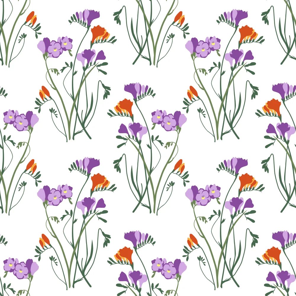 Vibrant Wildflower Pattern