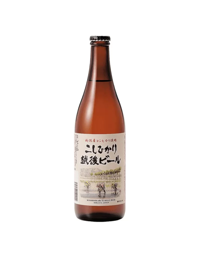 Echigo Beer Koshihikari Rice Lager 500ml Packaging