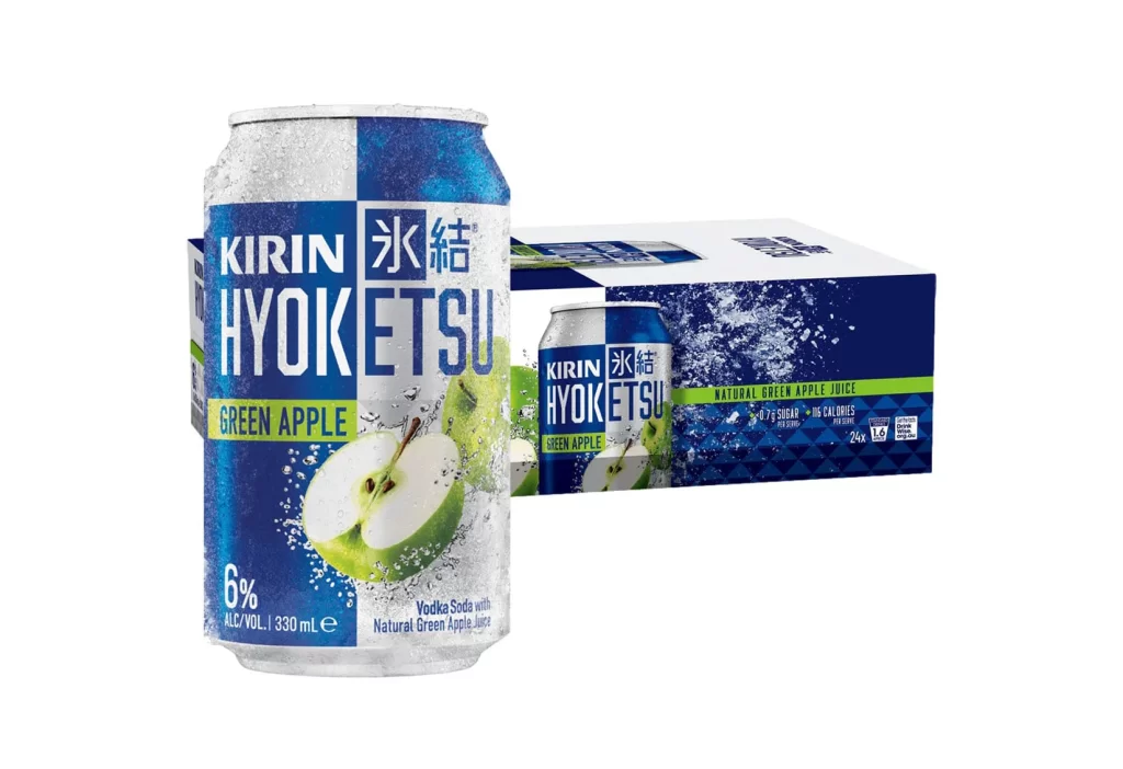 KIRIN 6 Hyoketsu Green Apple 330ml Packaging