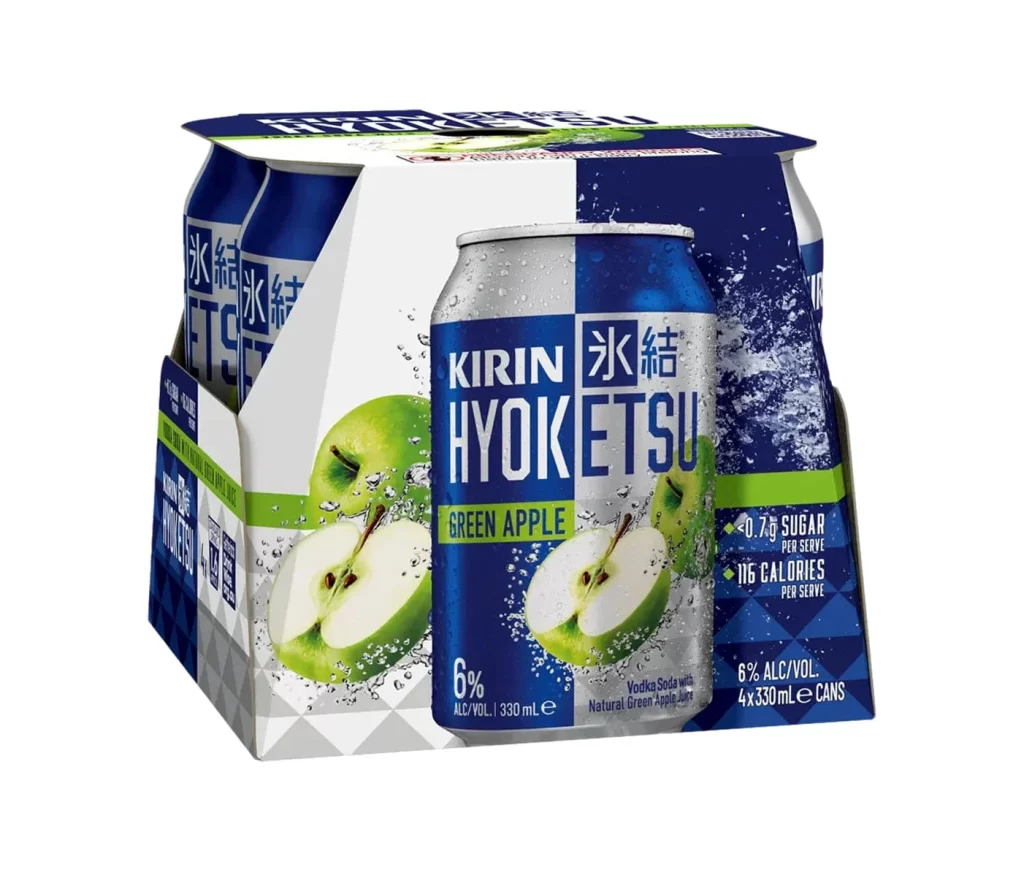 KIRIN 6 Hyoketsu Green Apple 330ml Packaging