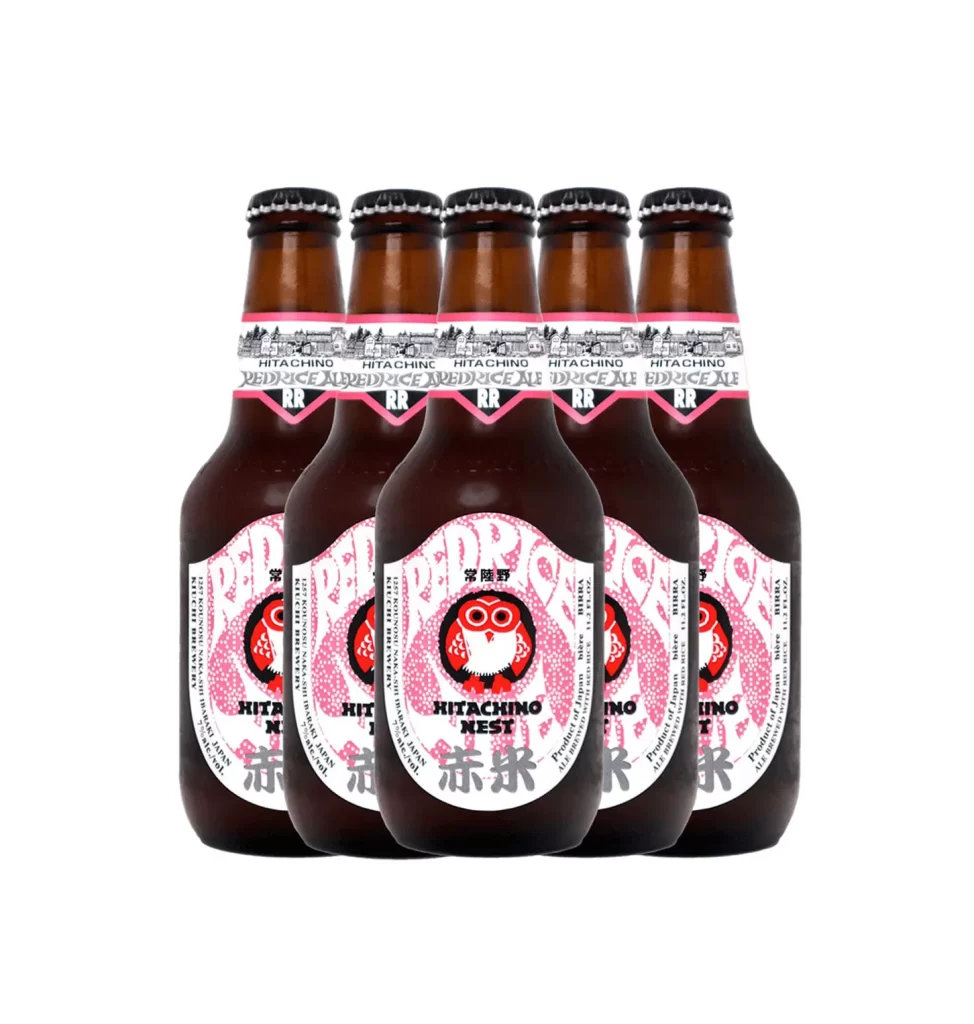 Hitachino Nest Red Rice Ale 330ml Packaging