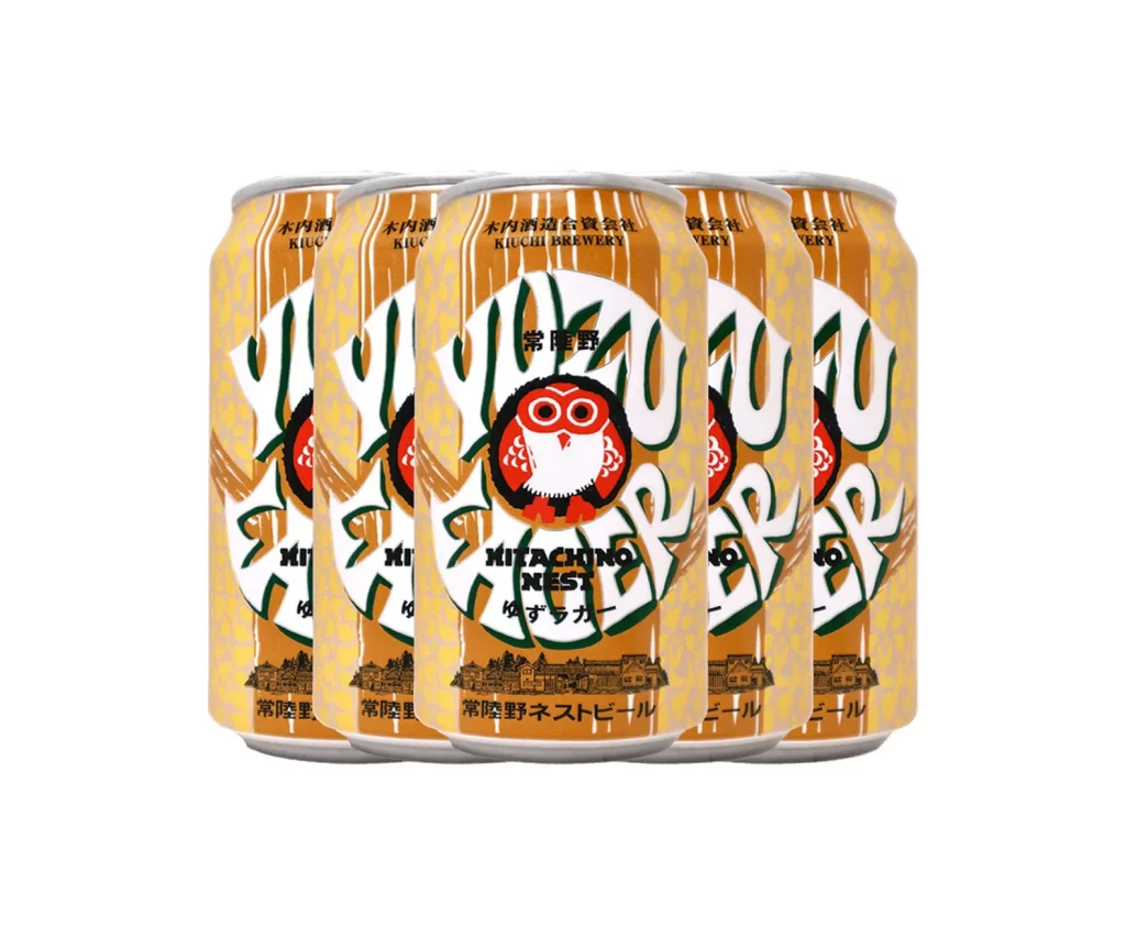 Hitachino Nest Yuzu Lager Beer Can 350ml Packaging