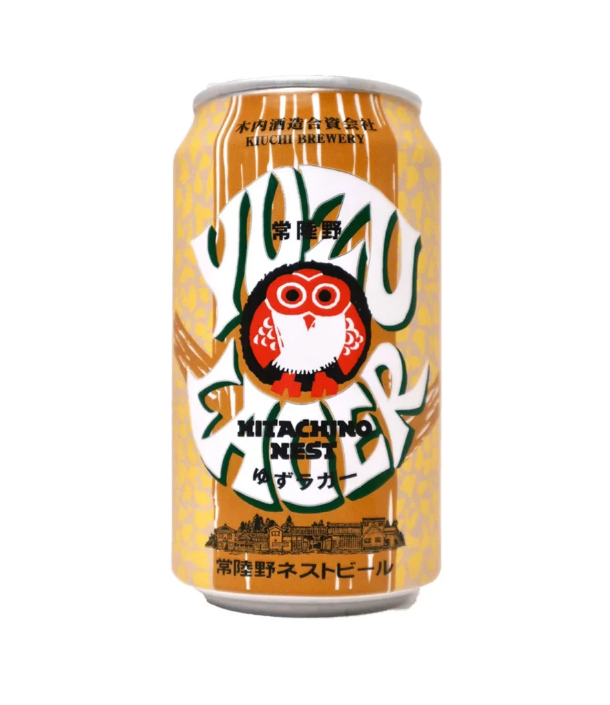 Hitachino Nest Yuzu Lager Beer Can 350ml Packaging