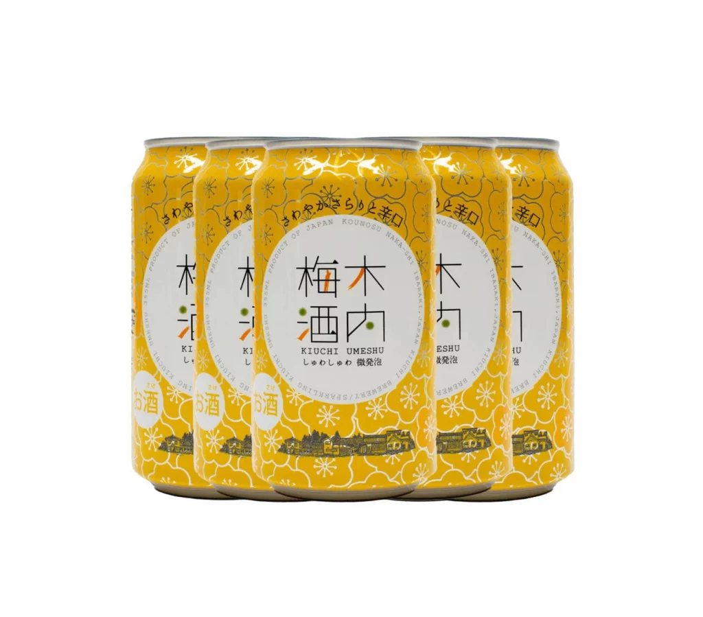 Hitachino Sparkling Kiuchi Umeshu 355ml Packaging