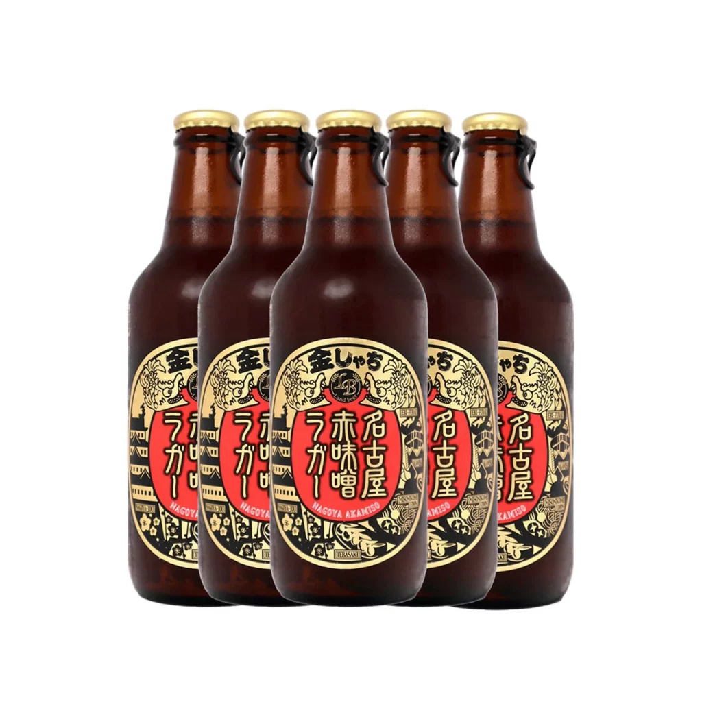 Kinshachi Red Miso Lager 330ml Packaging