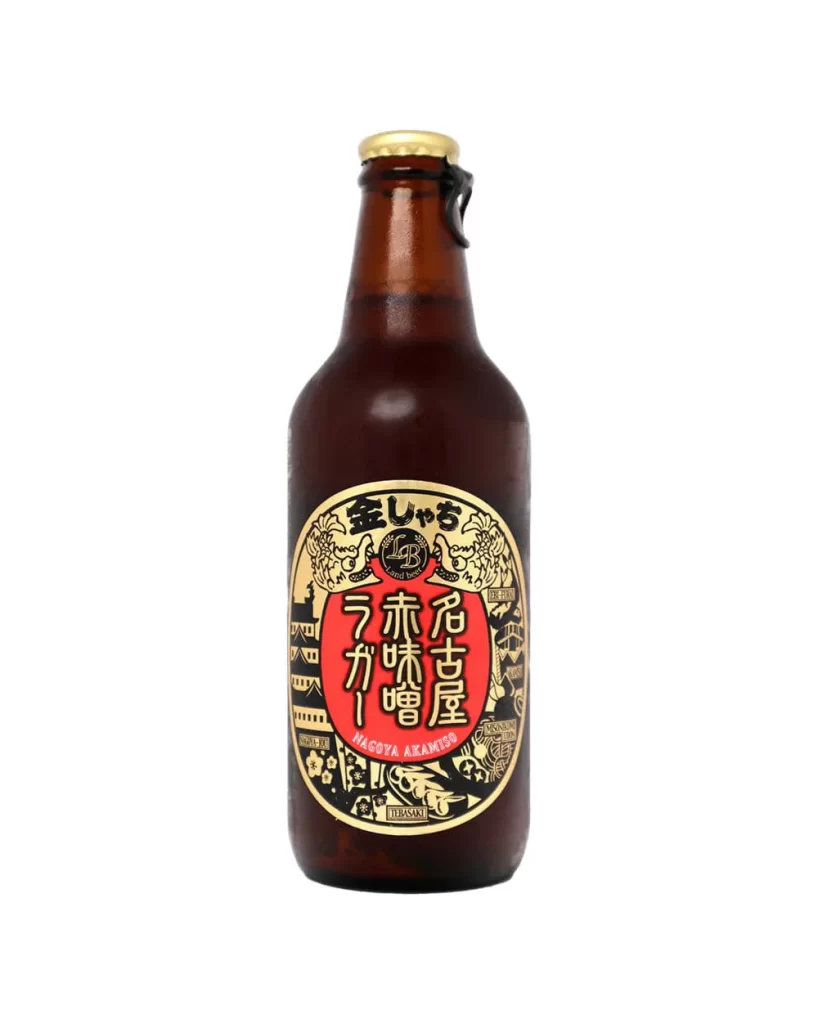 Kinshachi Red Miso Lager 330ml Packaging