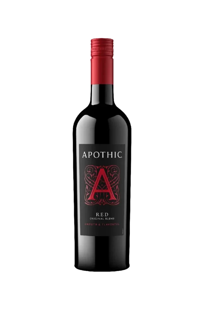Apothic Red Original Blend Wine Bottle Packaging