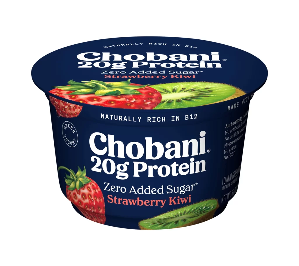Chobani 20G Protein Drink Strawberry Kiwi Packaging