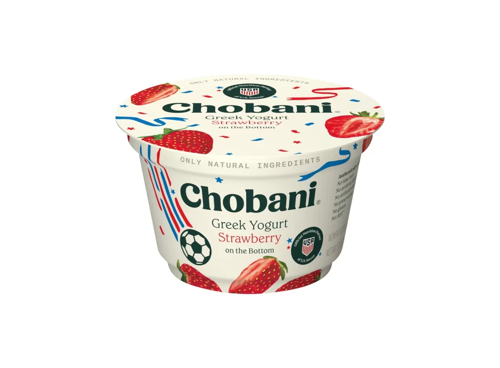 Chobani Blended Yogurt Strawberry Packaging