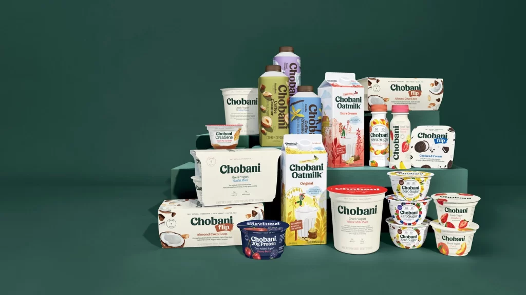 Chobani Coffee Creamer Display