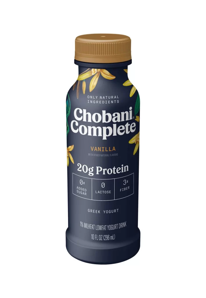 Chobani Complete Vanilla Packaging