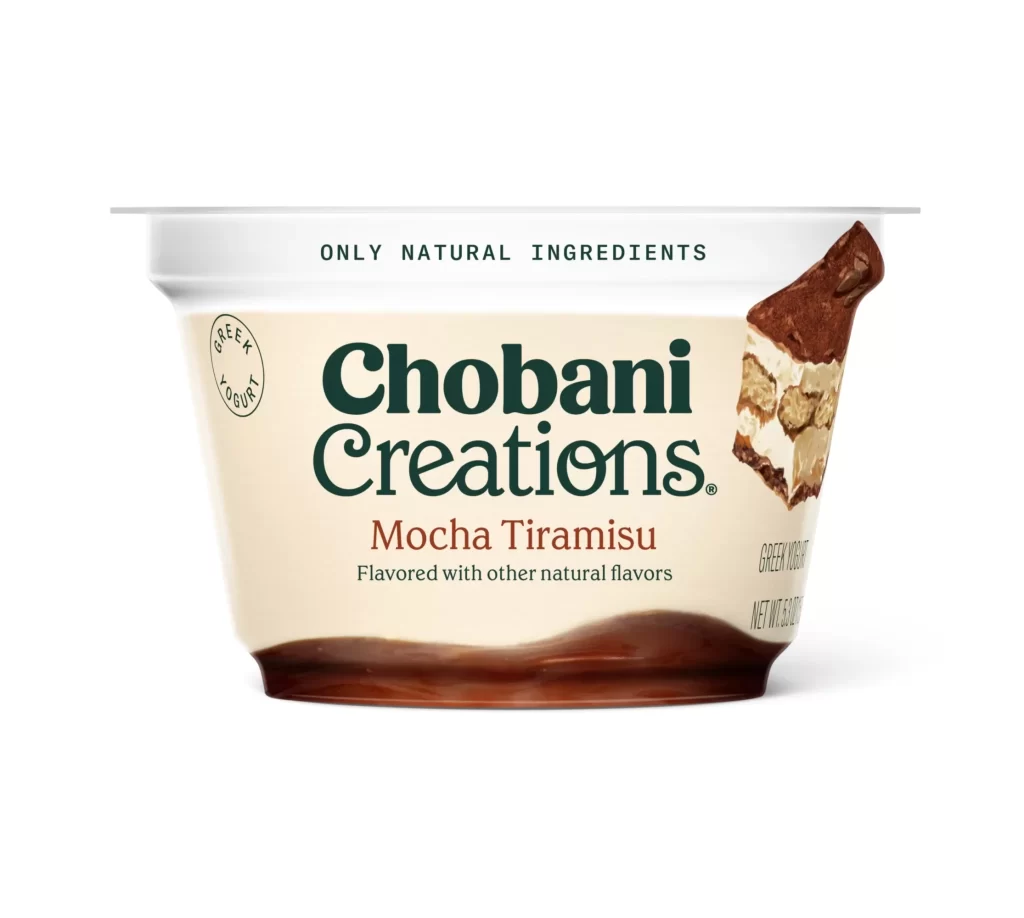 Chobani Creations Mocha Tiramisu Packaging
