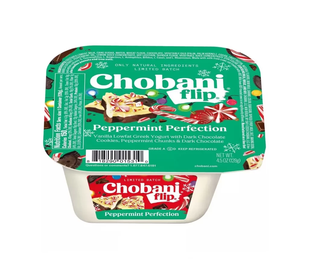 Chobani Flip Peppermint Perfection Packaging