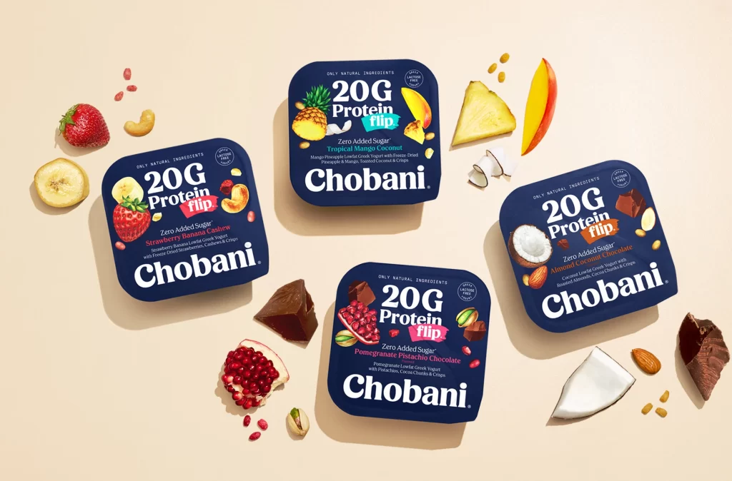 Chobani Flip Protein 4 Pack Packaging