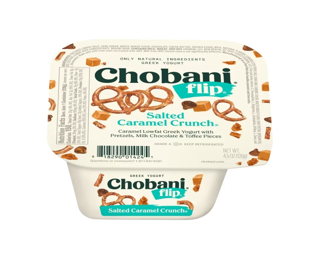 Chobani Flip Salted Caramel Crunch Packaging