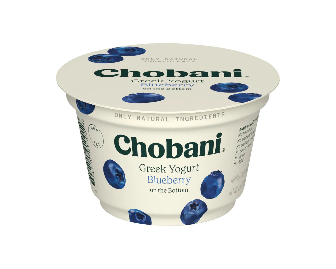 Chobani Greek Yogurt Blueberry Packaging