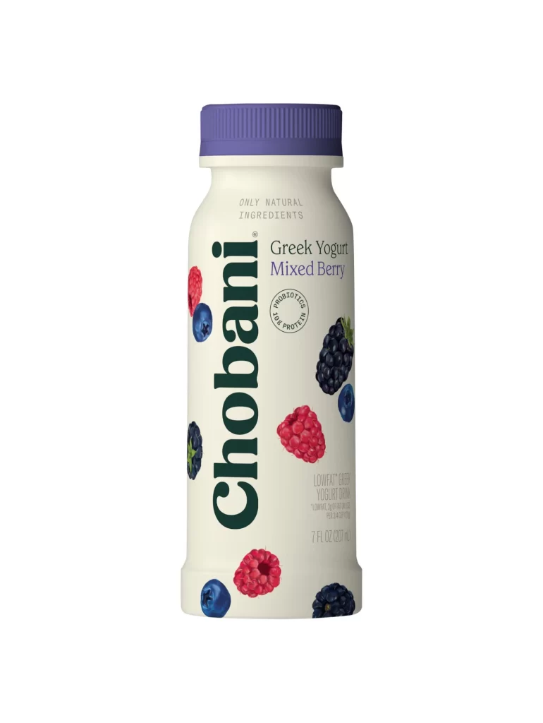 Chobani Greek Yogurt Drink Mixed Berry Packaging