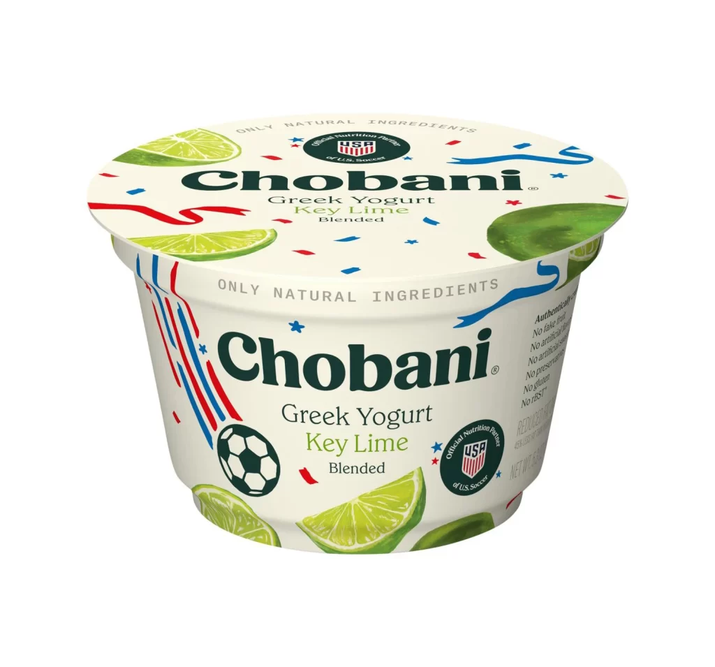 Chobani Greek Yogurt Key Lime Packaging