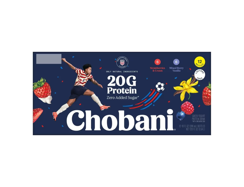 Chobani Protein Drink 12 Pack Packaging
