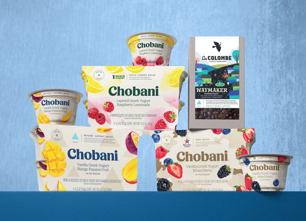 Chobani Yogurt Cups Lineup