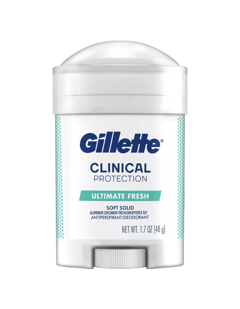 Gillette Clinical Protection Ultimate Fresh Soft Solid Packaging