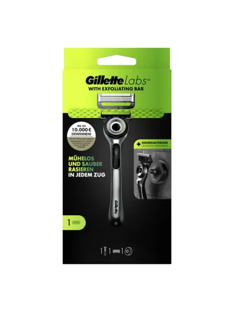 Gillette Labs Exfoliating Bar Razor Packaging