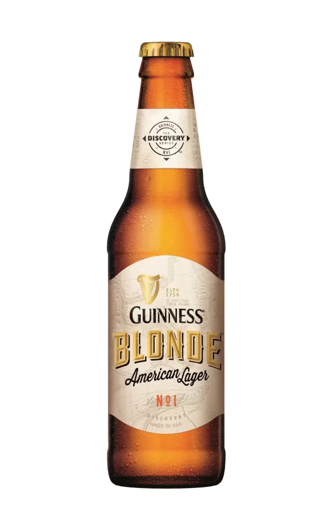 Guinness Blonde American Lager Bottle Packaging
