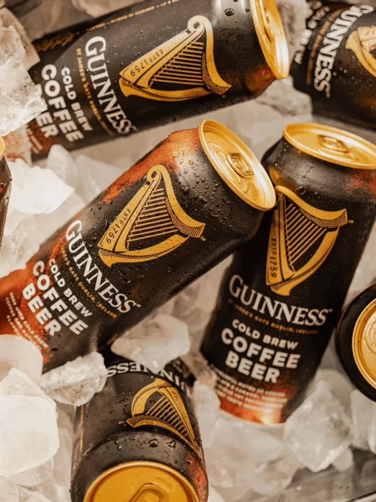 Guinness Cold Brew Coffee Beer Cans On Ice