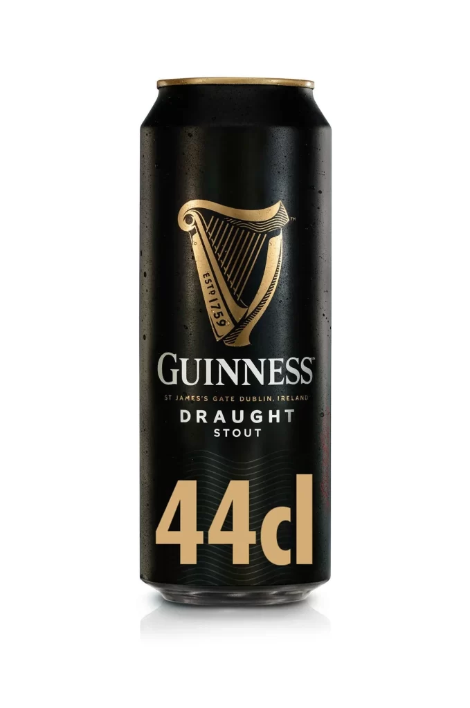 Guinness Draught Stout Can Packaging Condensation